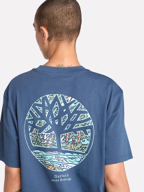 Футболка Timberland Illustrated Tree Logo Back Graphic модель TB0A6DG5288 Фото