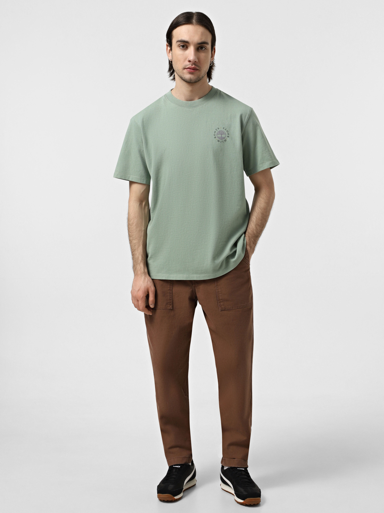 Футболка Timberland Washed Boot Lab Back Graphic модель TB0A6DPDEC6 Фото