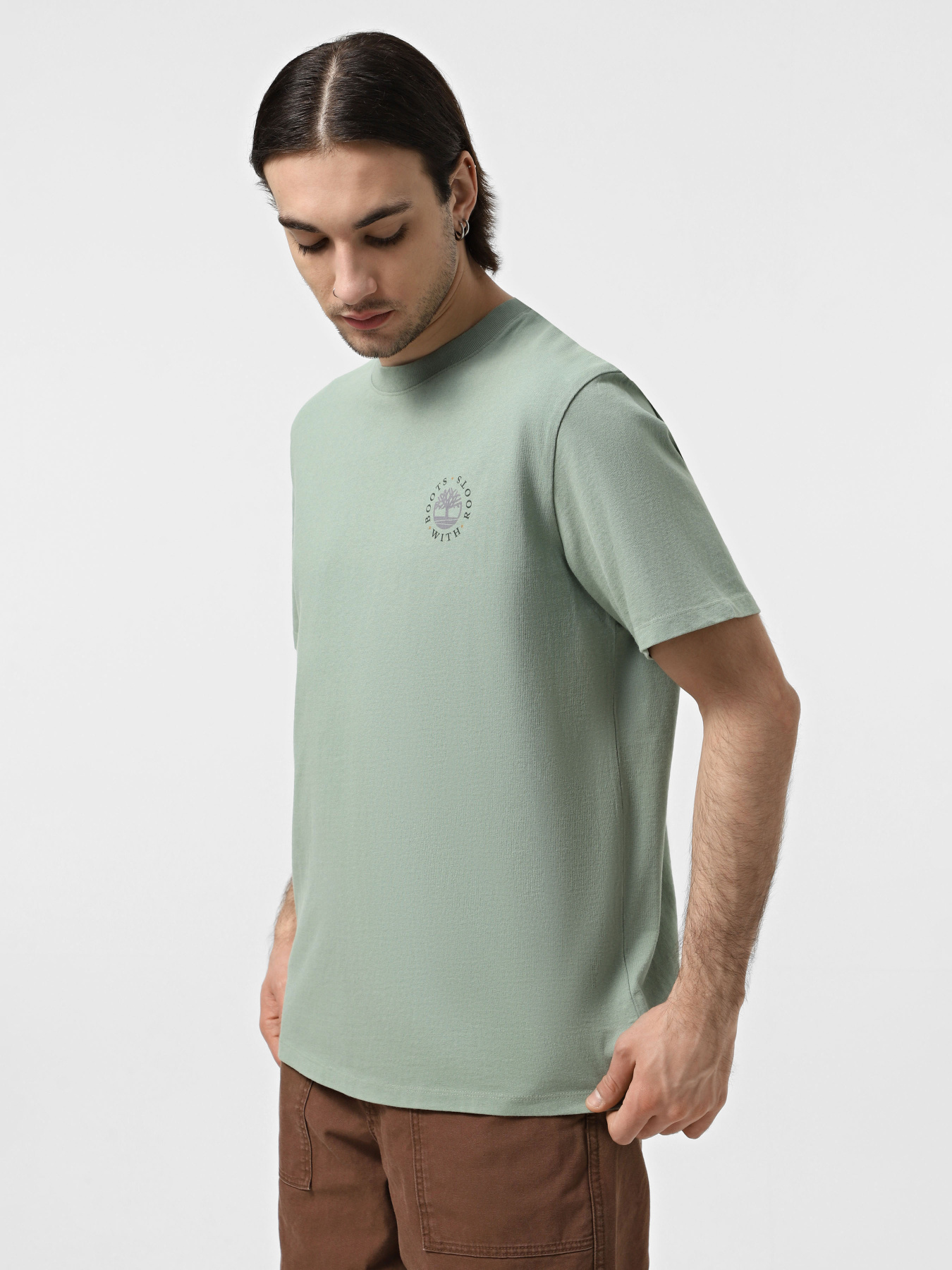 Футболка Timberland Washed Boot Lab Back Graphic модель TB0A6DPDEC6 Фото