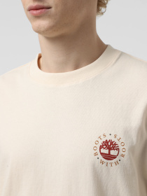 Футболка Timberland Washed Boot Lab Back Graphic Undyed модель TB0A6DPDCR3 Фото