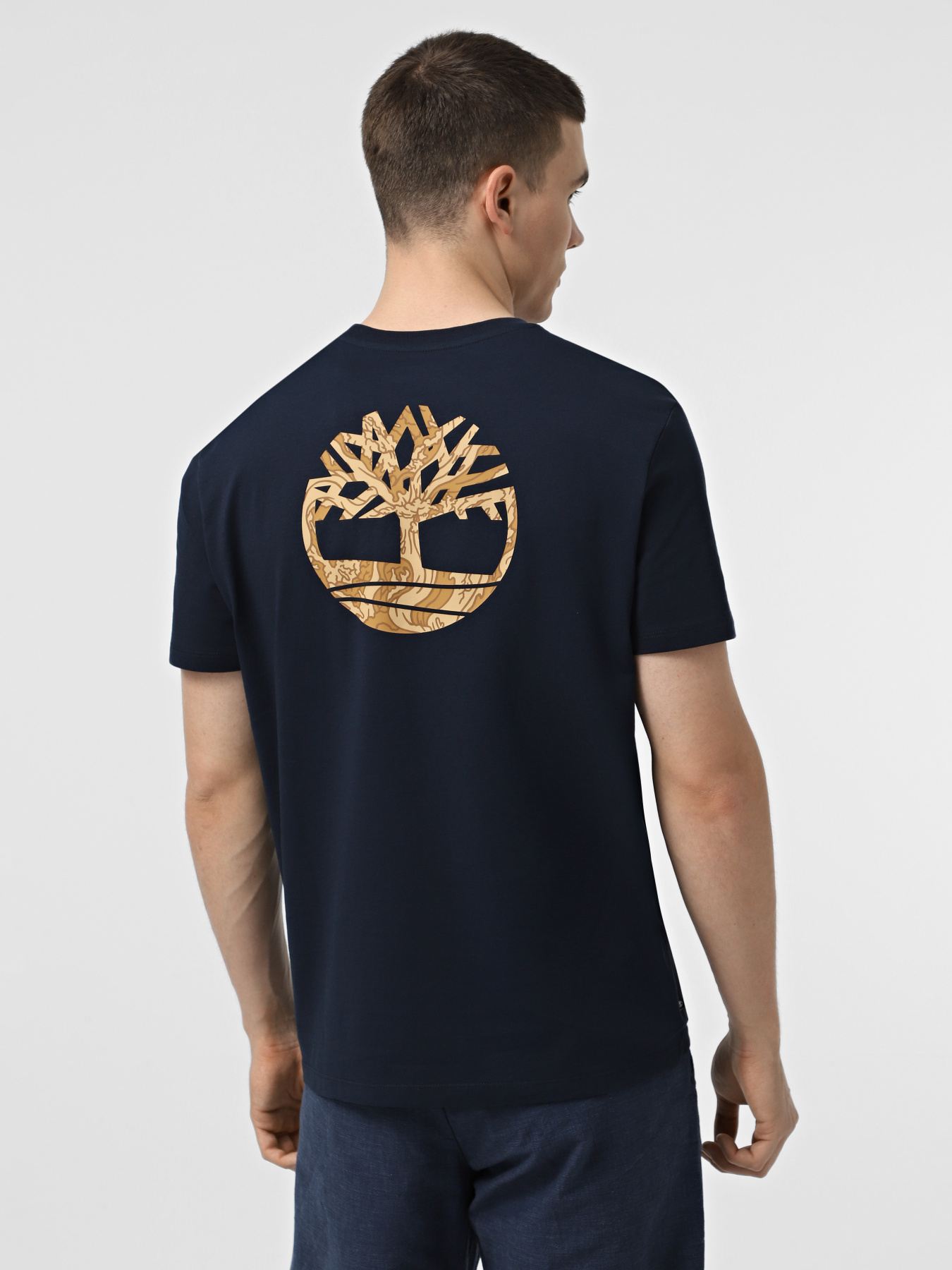 Футболка Timberland Kennebec River Back Camo Tree Logo модель TB0A2FKZ433 Фото