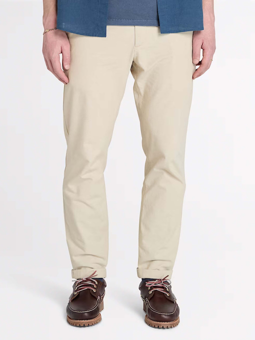 Брюки повседневные Timberland Cotton Linen модель TB0A2F6BEOH Фото