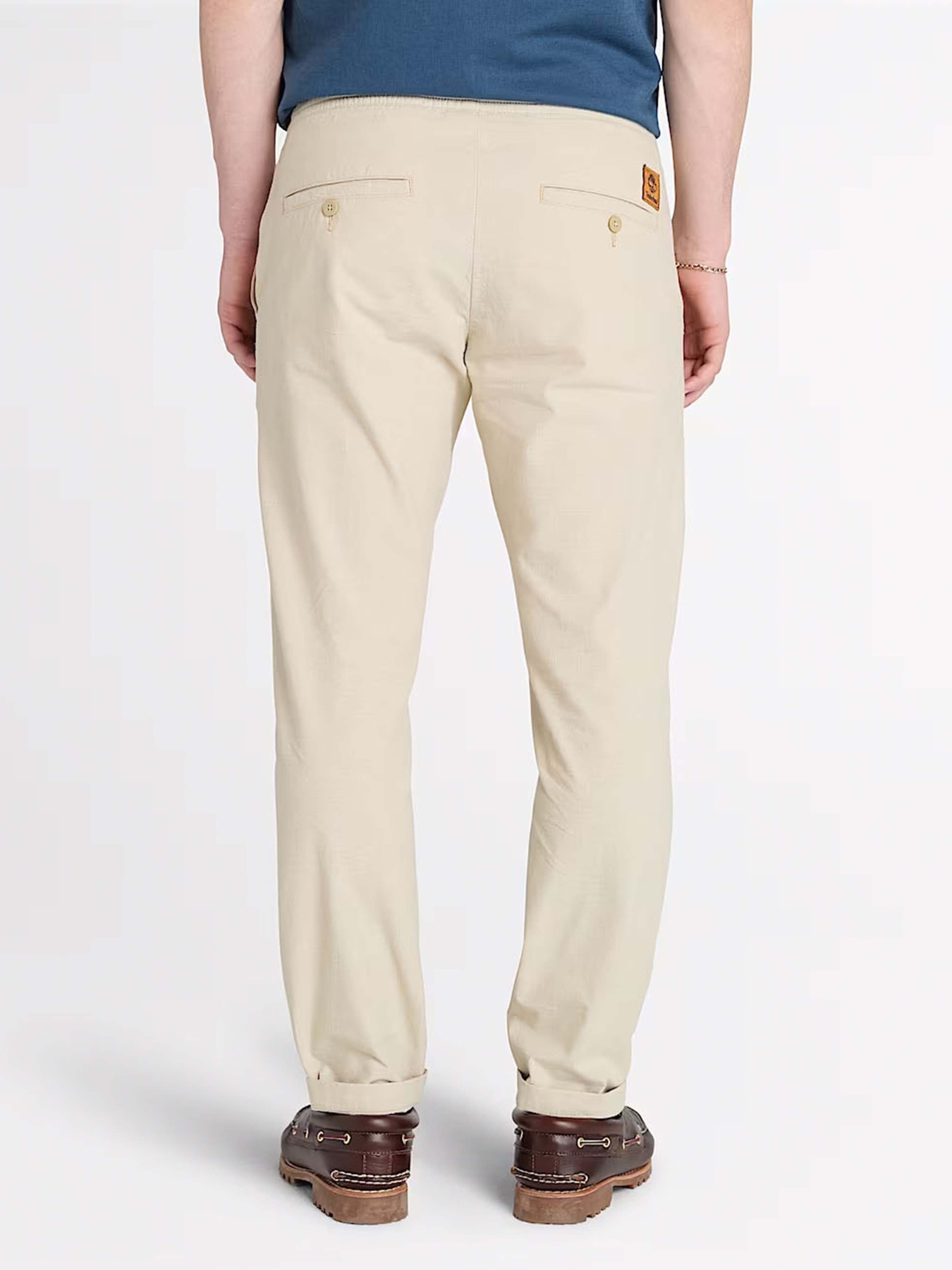 Повсякденні штани Timberland Cotton Linen модель TB0A2F6BEOH Фото