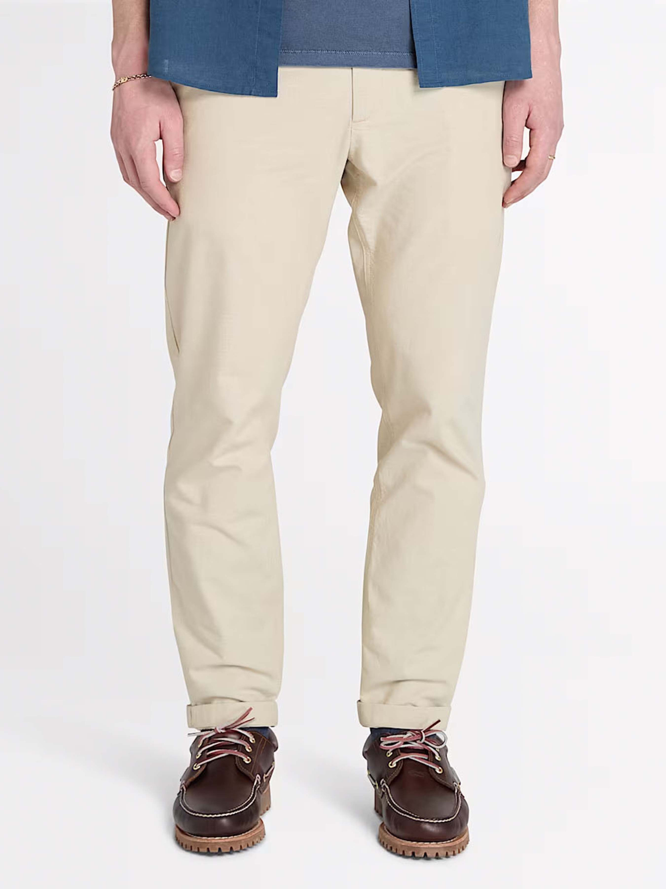 Повсякденні штани Timberland Cotton Linen модель TB0A2F6BEOH Фото