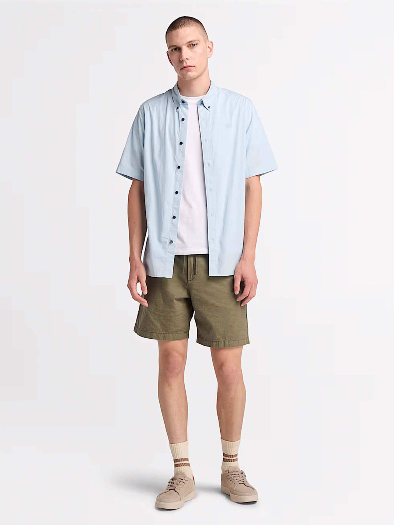 Повсякденні шорти Timberland Cotton Linen модель TB0A2FD5J20 Фото