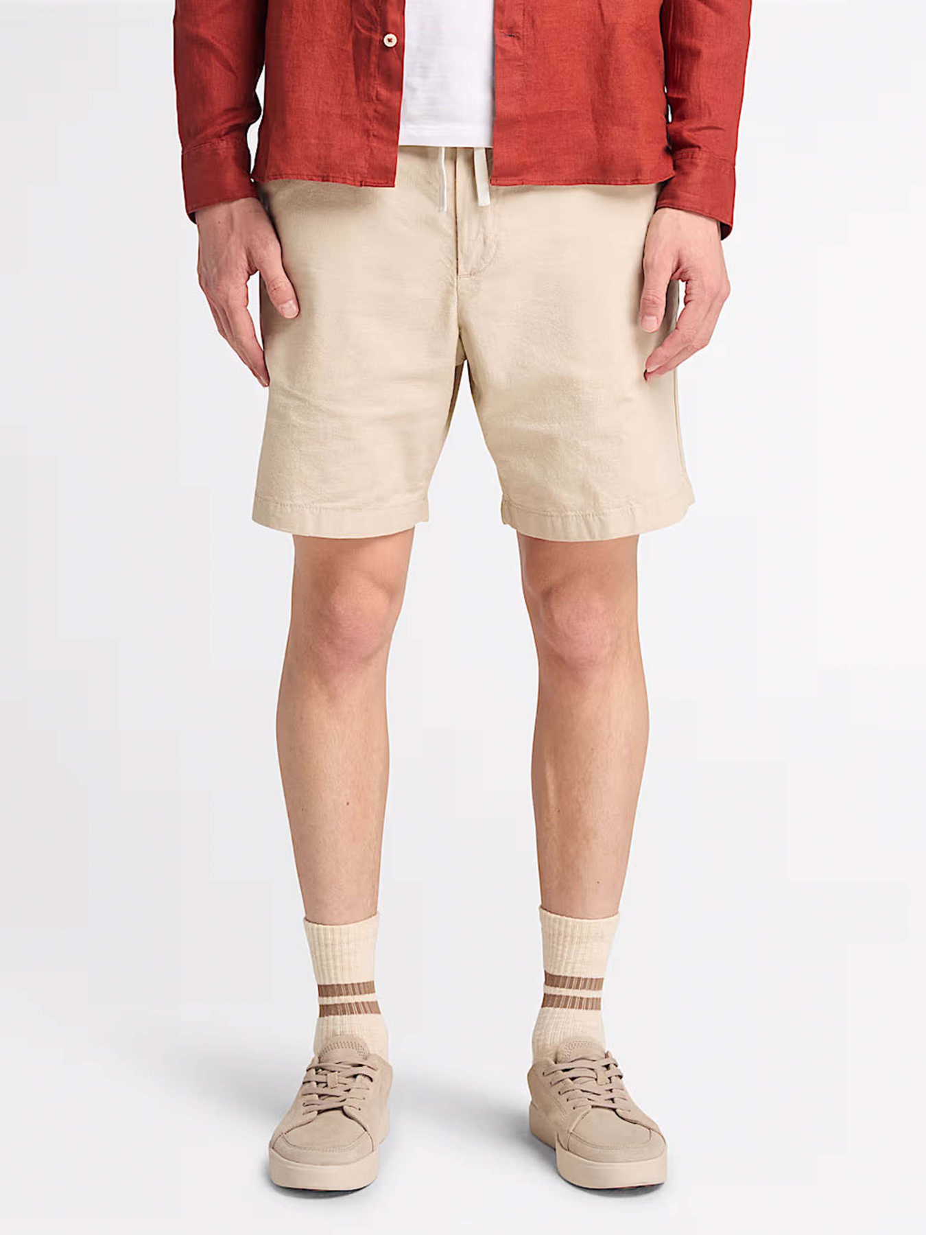 Шорти Timberland Cotton Linen модель TB0A2FD5EOH Фото