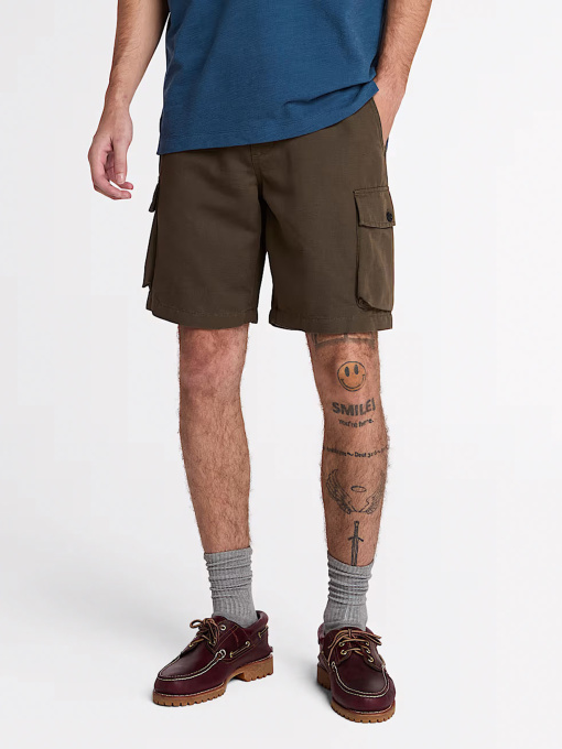 Повседневные шорты Timberland Cotton Linen Utility модель TB0A6EYNA58 Фото