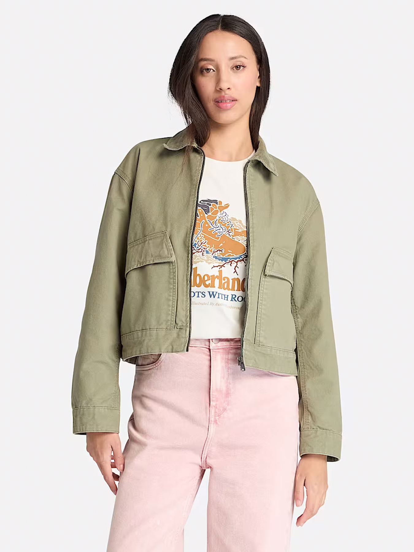 Демісезонна куртка Timberland Strafford Washed Canvas модель TB0A5VJ7A58 Фото