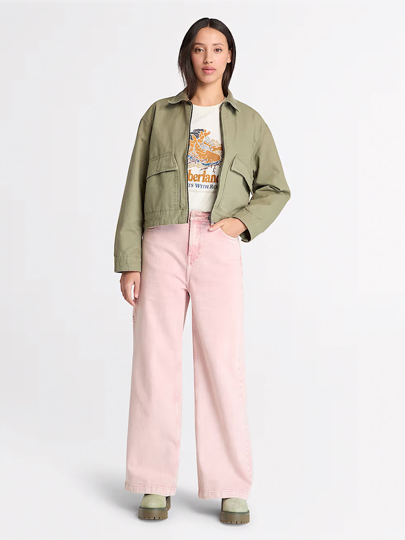 Демісезонна куртка Timberland Strafford Washed Canvas модель TB0A5VJ7A58 Фото