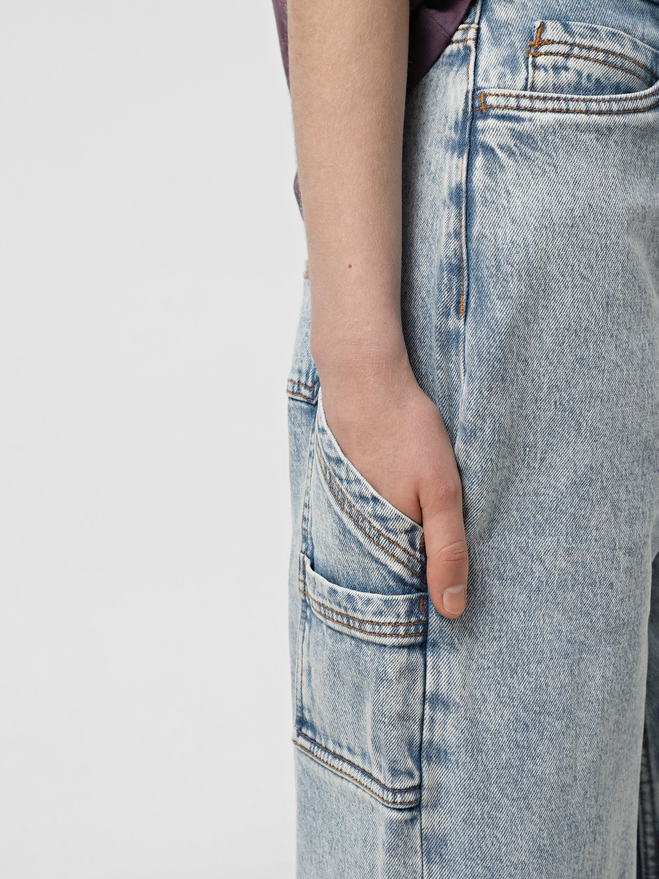 Широкие джинсы Timberland Denim Carpenter Salt Coast модель TB0A5YXYEPJ Фото