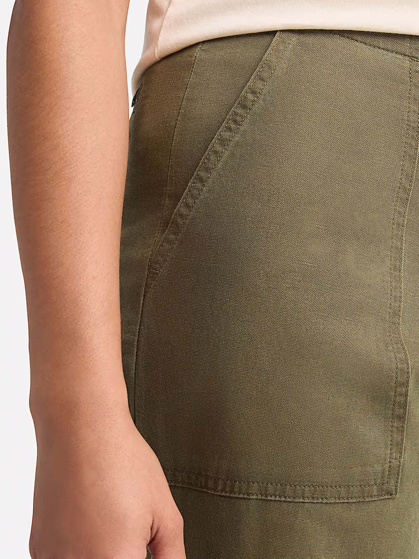 Штани повсякденні Timberland Linen Utility Fatigue модель TB0A67DQA58 Фото