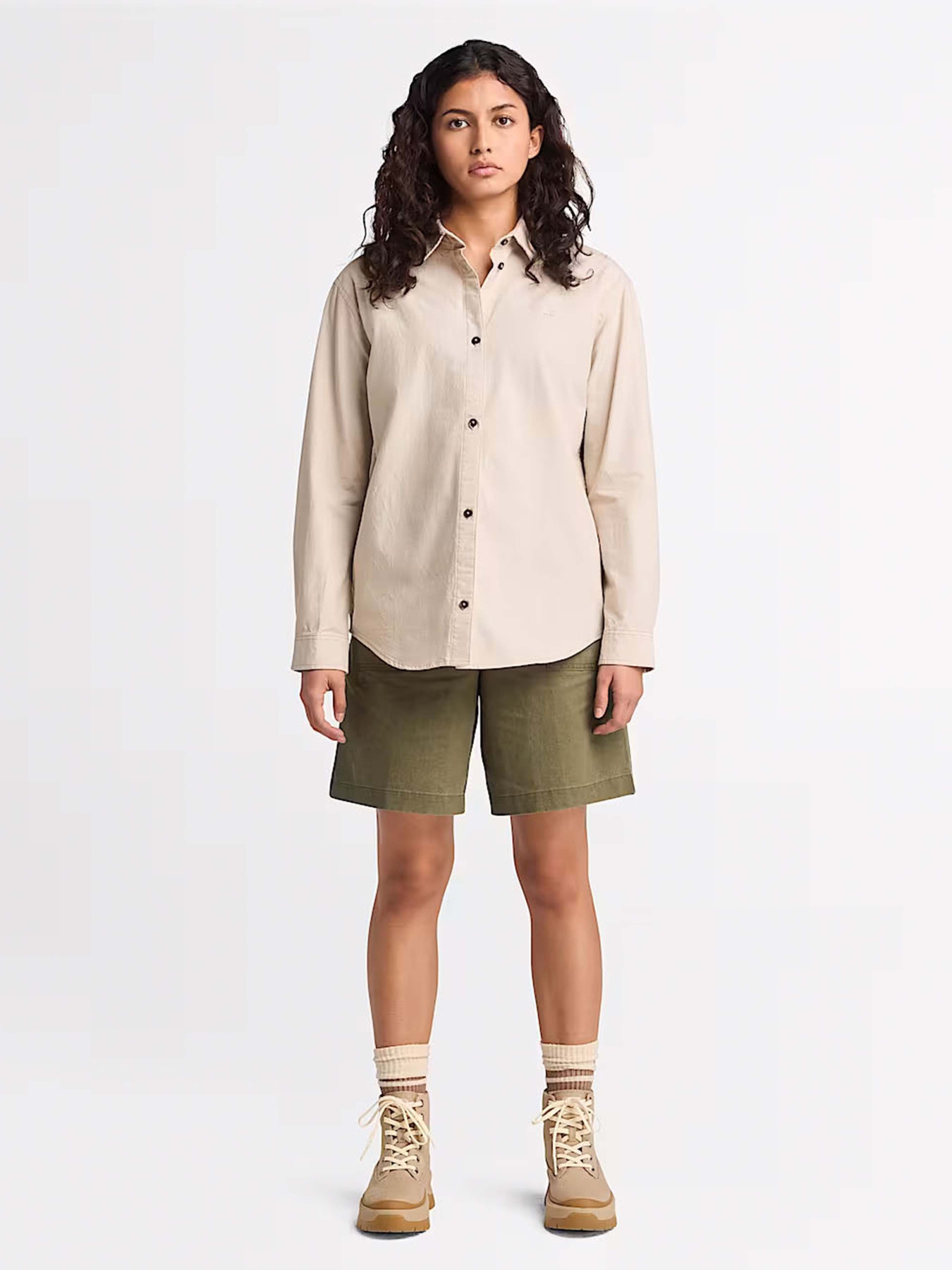 Шорти Timberland Linen Bermuda модель TB0A67QQA58 Фото