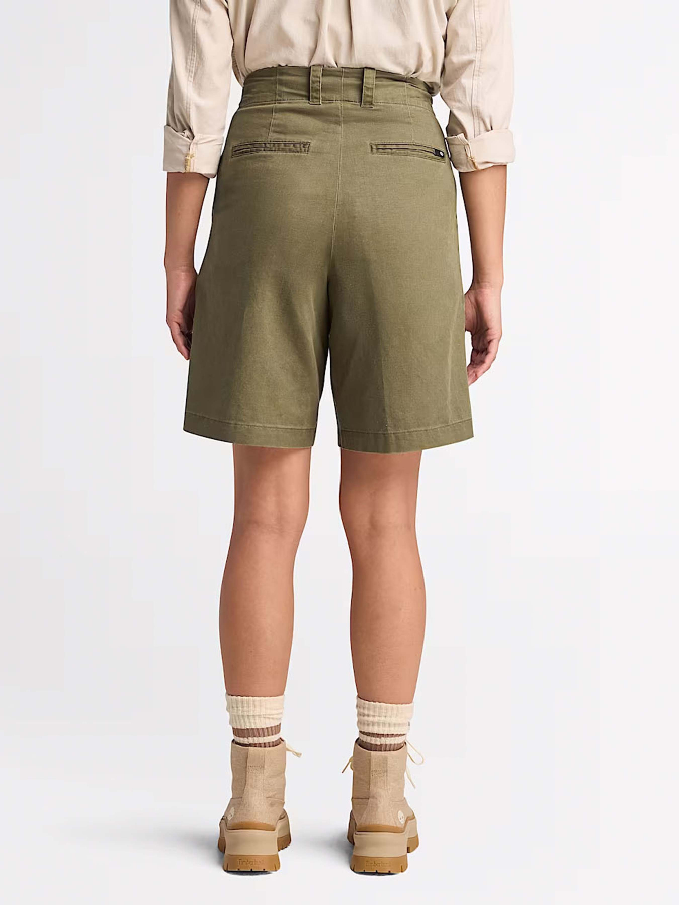 Повседневные шорты Timberland Linen Bermuda модель TB0A67QQA58 Фото