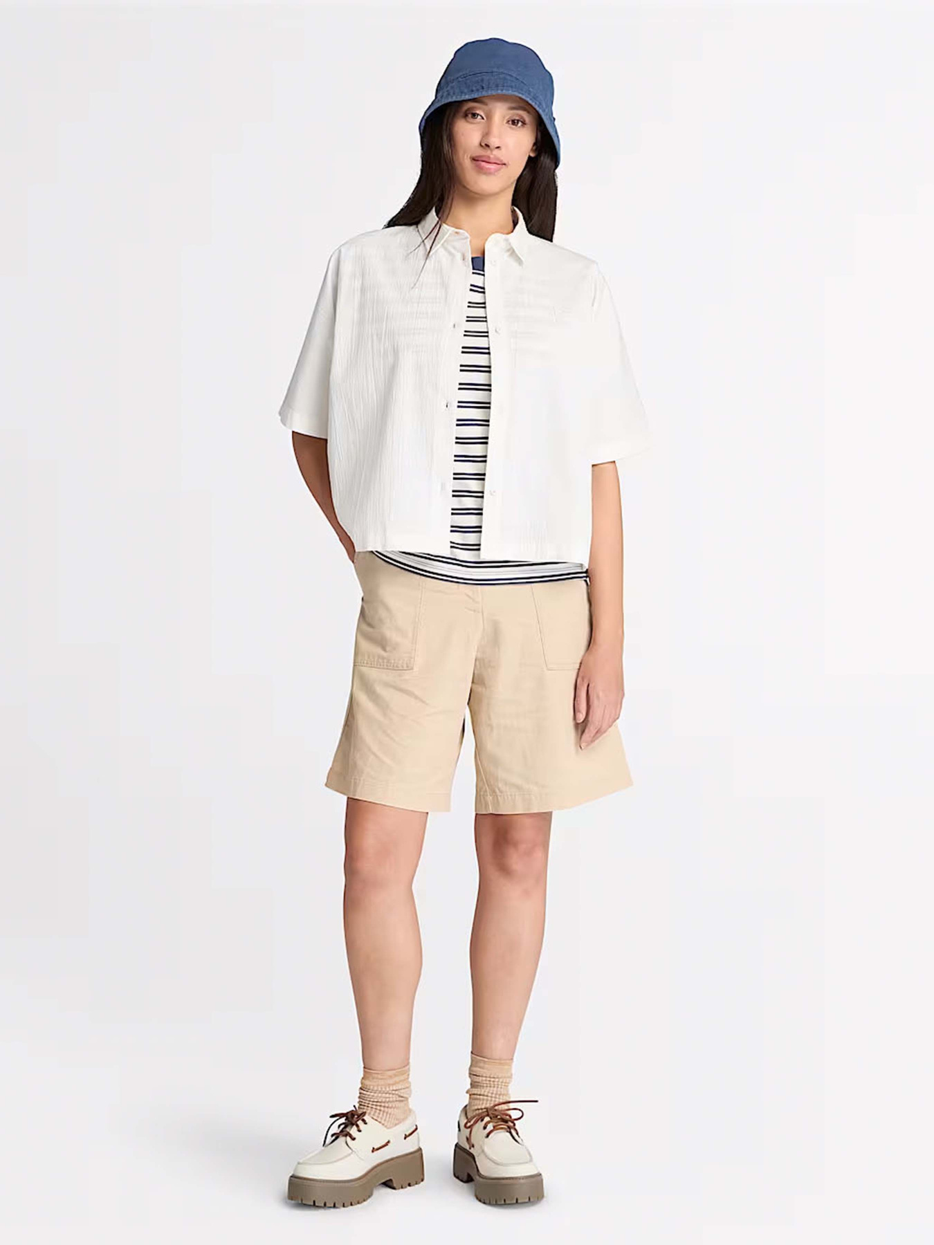 Шорти Timberland Linen Bermuda модель TB0A67QQY94 Фото