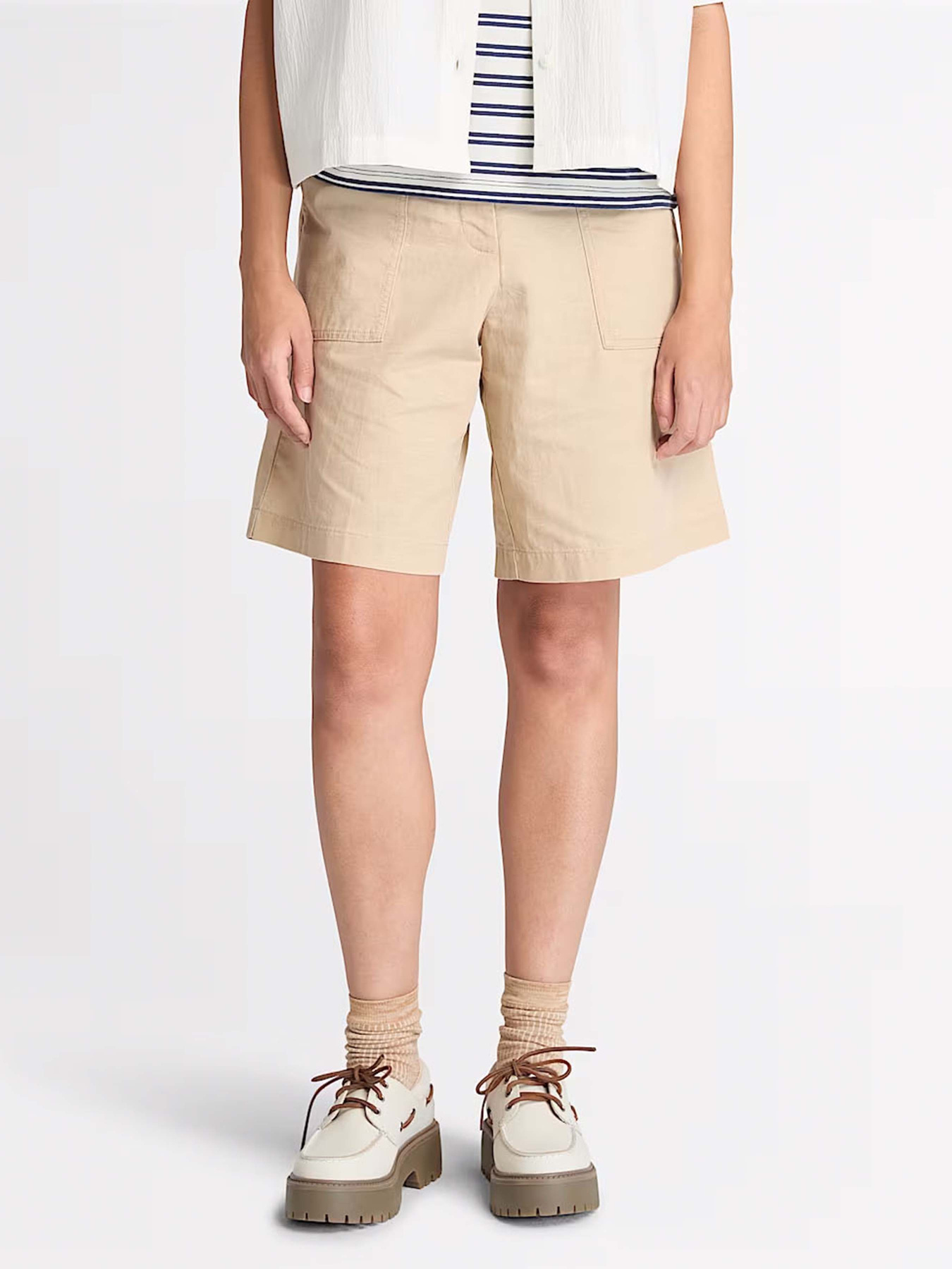 Шорти Timberland Linen Bermuda модель TB0A67QQY94 Фото