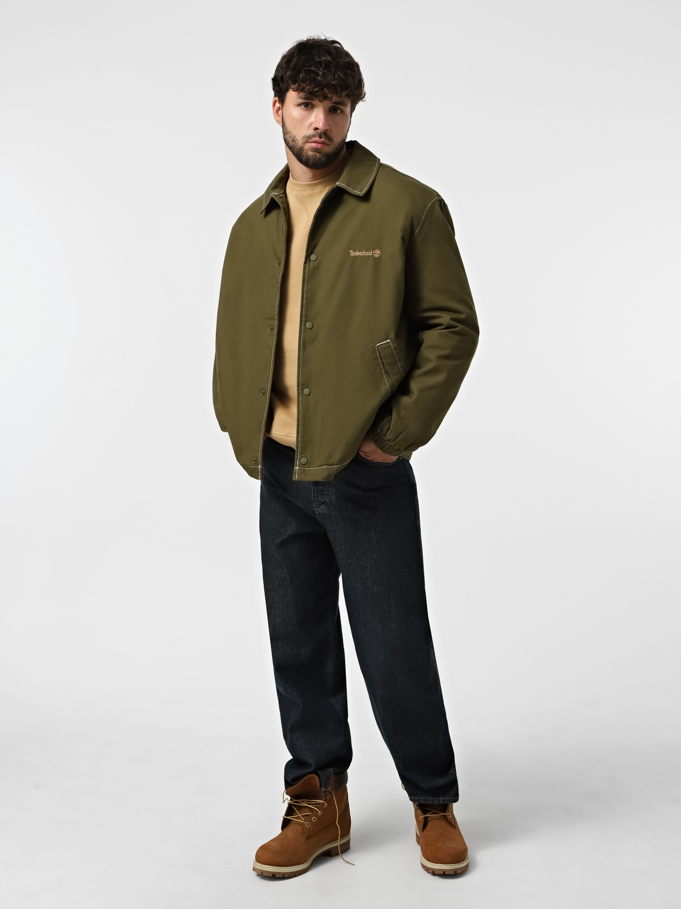 Куртка-рубашка Timberland All Gender Washed Duck модель TB0A5N46302 Фото