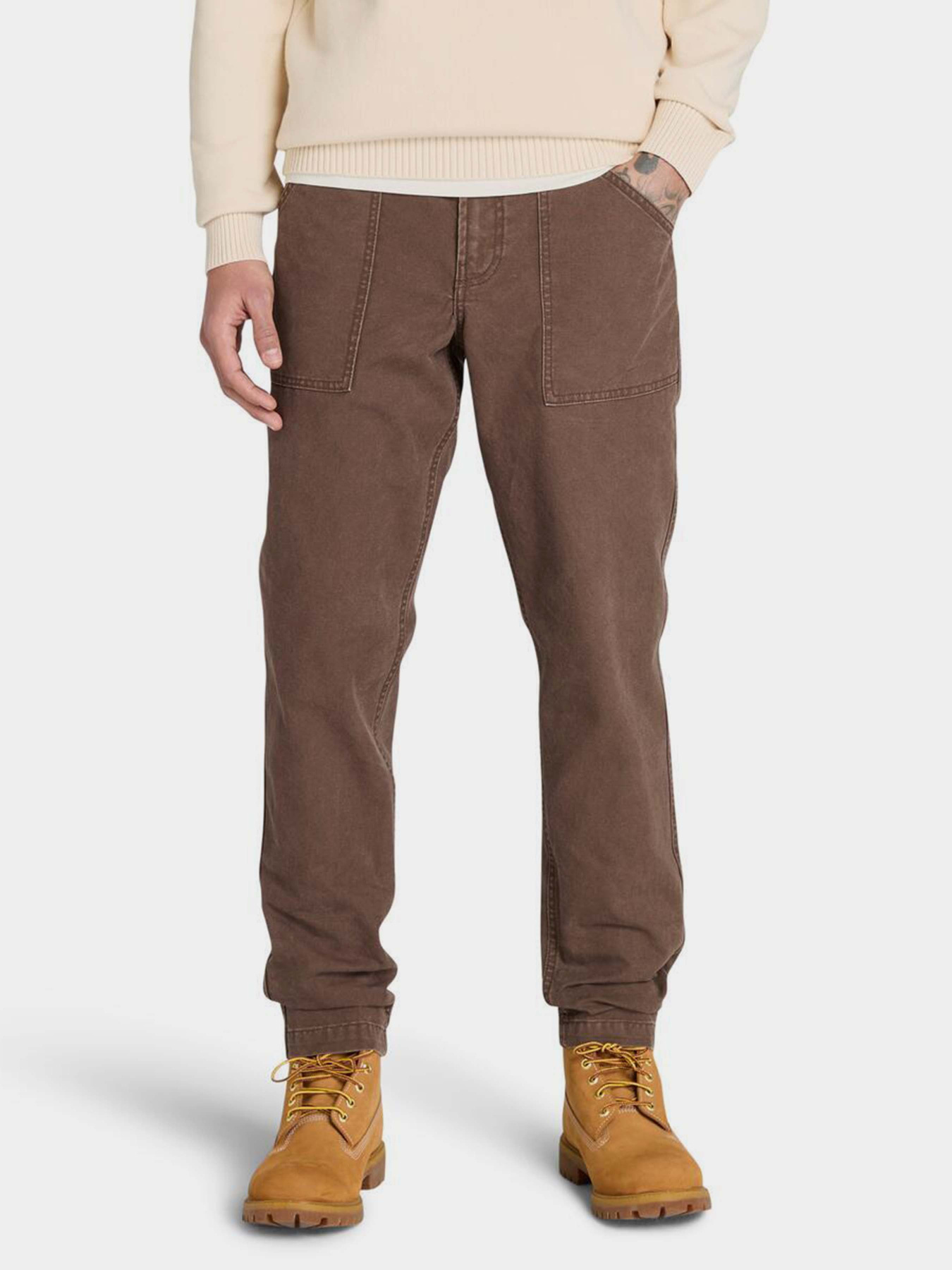 Штани повсякденні Timberland Goffstown Washed Canvas Fatigue модель TB0A6V16243 Фото