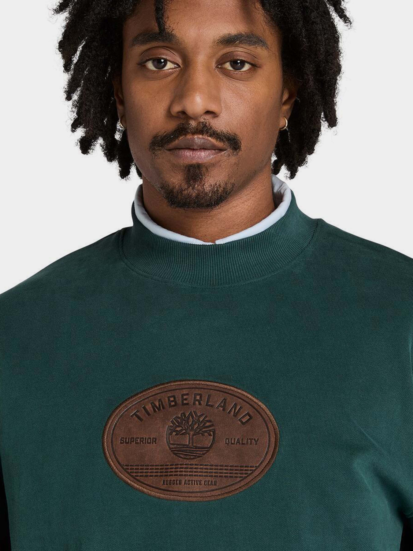 Світшот Timberland Leather Badge модель TB0A5MFJ317 Фото