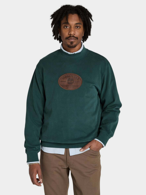 Свитшот Timberland Leather Badge модель TB0A5MFJ317 Фото