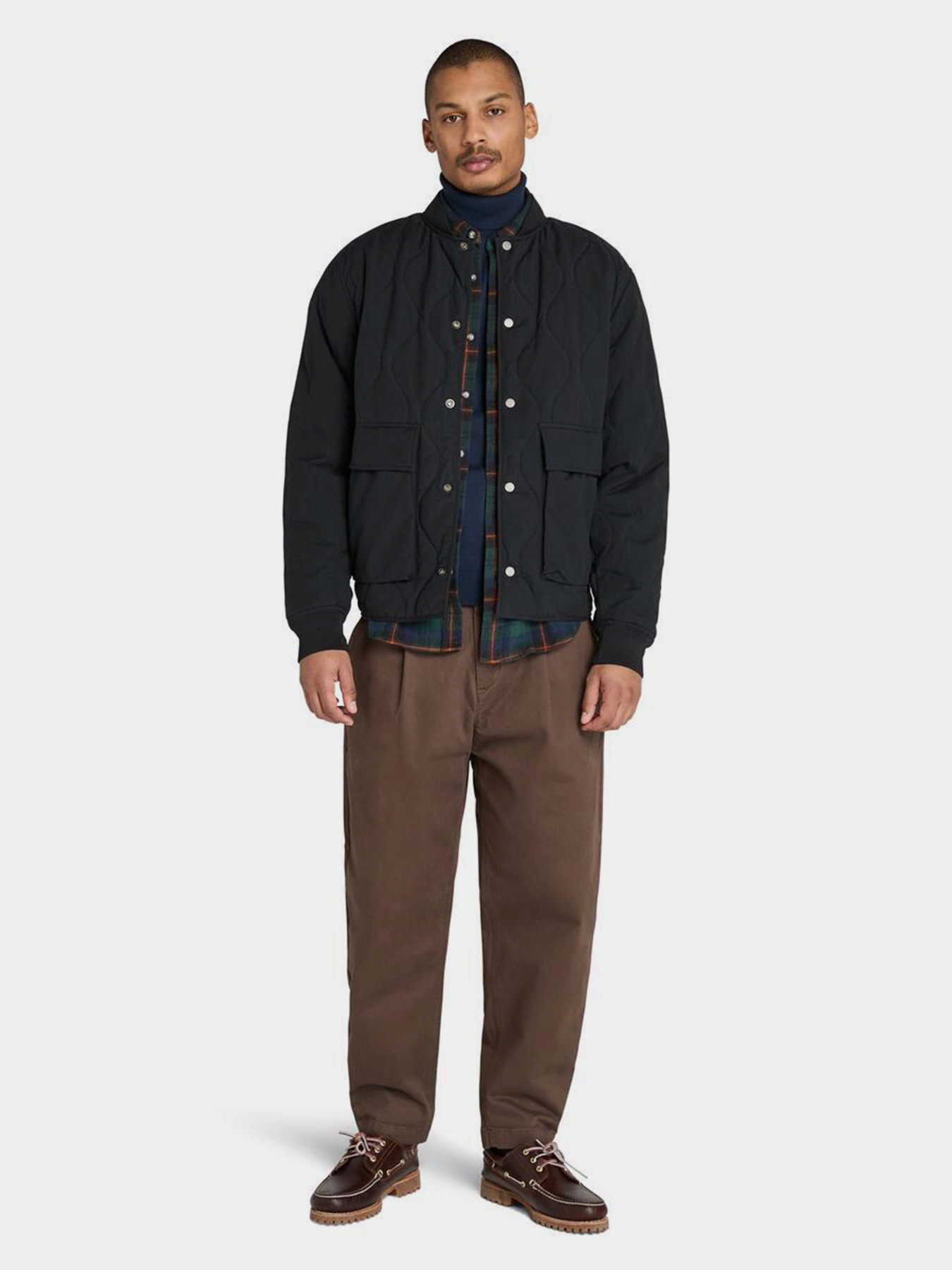 Сорочка в клітинку Timberland Checked модель TB0A44XQG82 Фото