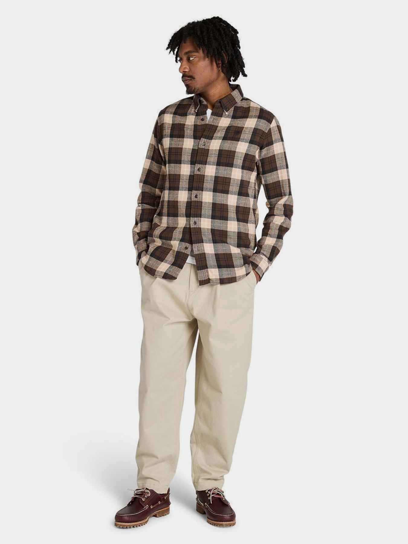 Рубашка Timberland Checked Flannel модель TB0A44XQG56 Фото