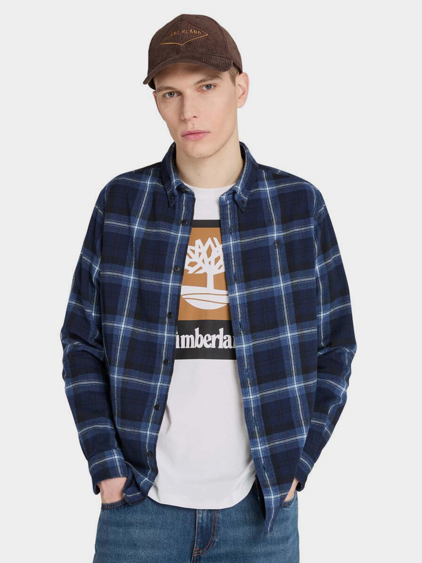 Рубашка Timberland Checked модель TB0A44XQV82 Фото