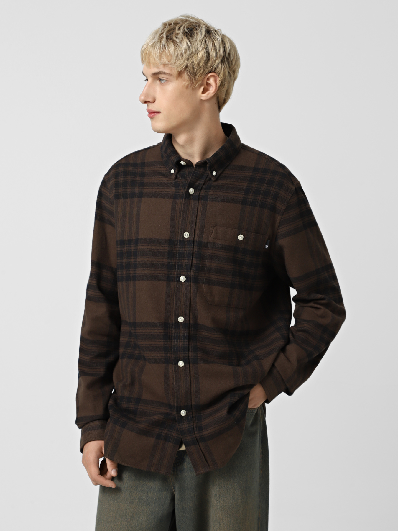 Сорочка в клітинку Timberland Midweight модель TB0A6V4XG56 Сорочка в клітинку Timberland Midweight модель TB0A6V4XG56 Фото