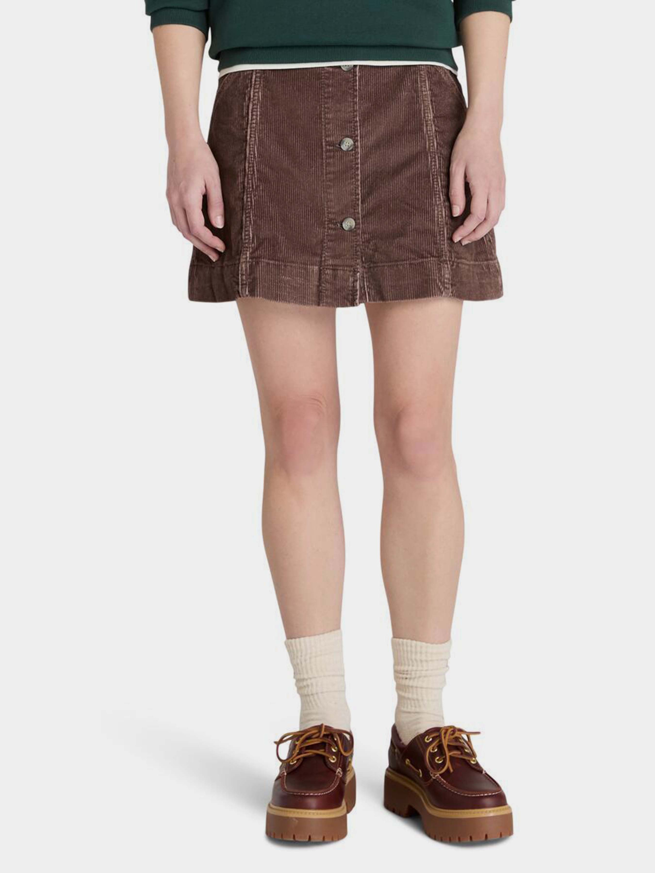 Спідниця міні Timberland Washed Corduroy модель TB0A6HX3243 Фото