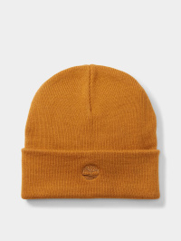 Жовтий - Шапка Timberland Cuff Beanie With Embroidered Logo