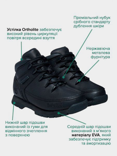 Черевики Timberland Euro Sprint Mid Hiker модель TB0A13DP001 — фото - INTERTOP