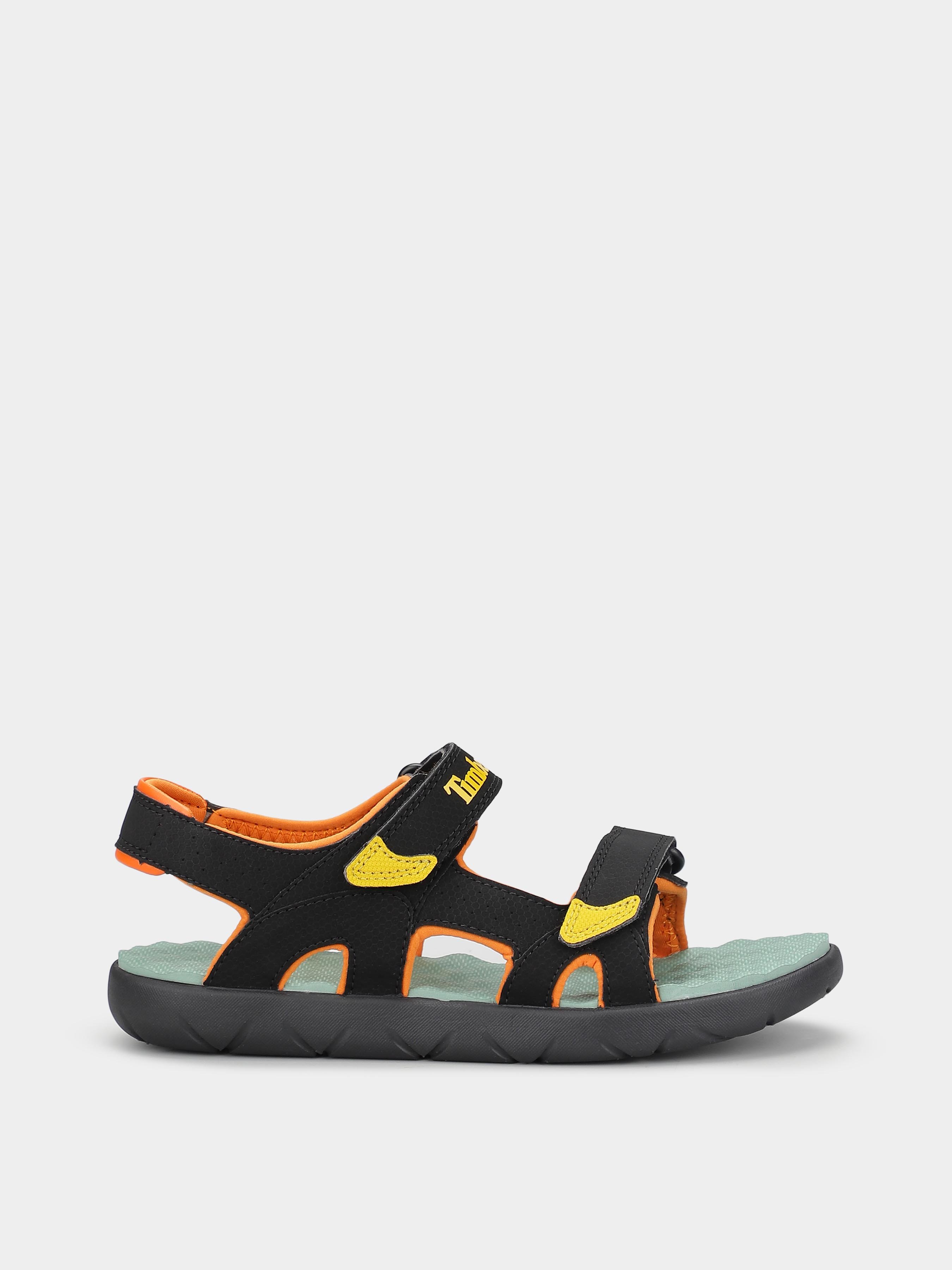 Дитячі Сандалії Timberland Perkins Row (TL2309) колір чорний, матеріал шкіра/текстиль