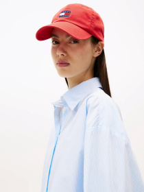 Рубашка повседневная Tommy Jeans модель DW0DW21400-0BC Фото