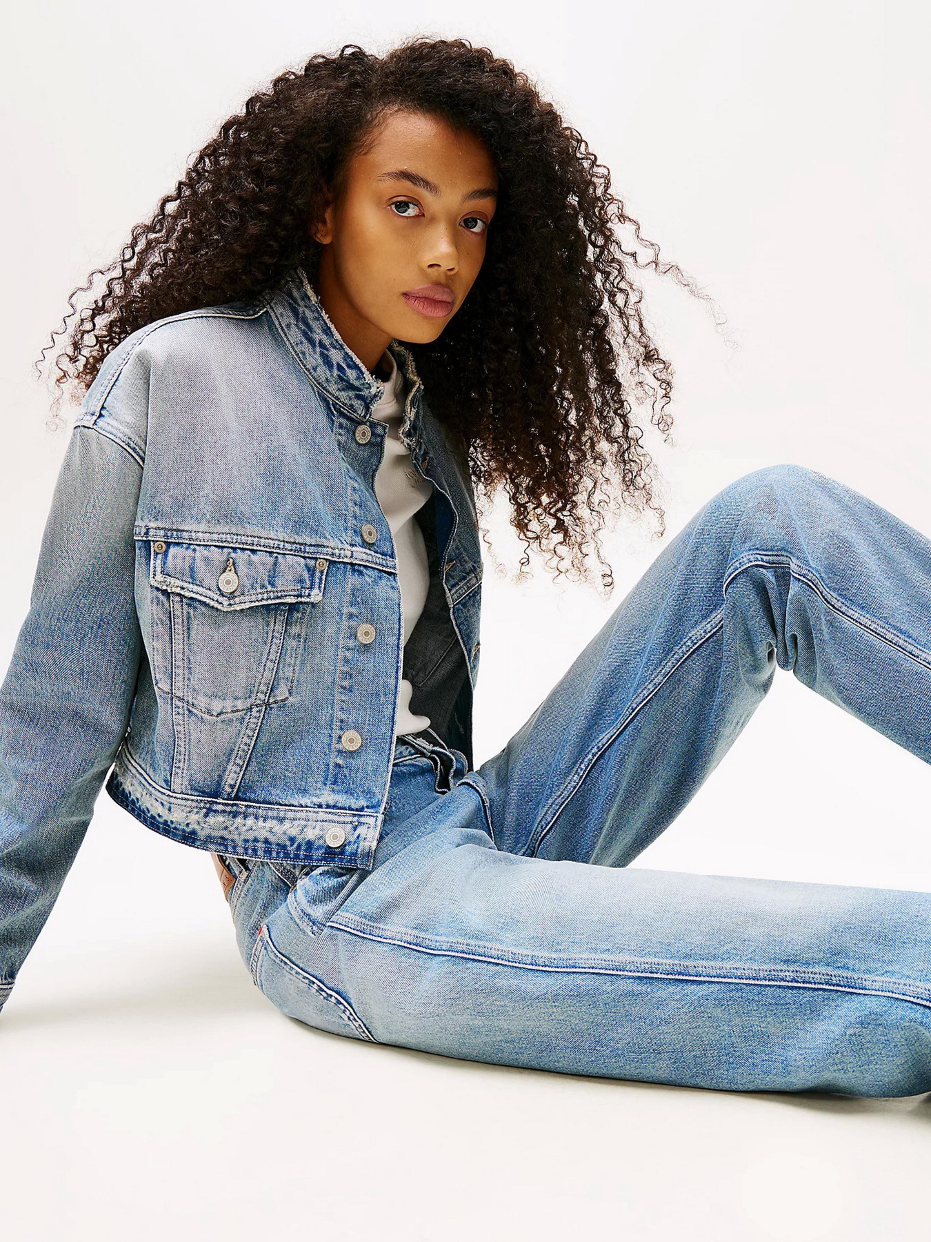 Прямі джинси Tommy Jeans модель DW0DW20480-1AB Фото