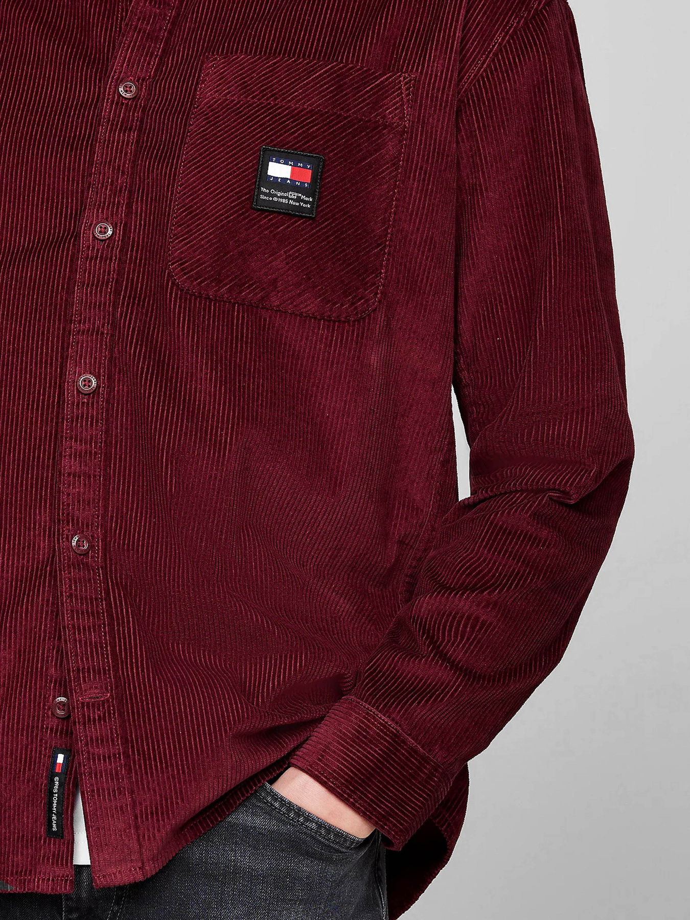 Рубашка повседневная Tommy Jeans модель DM0DM19660-VLP Фото