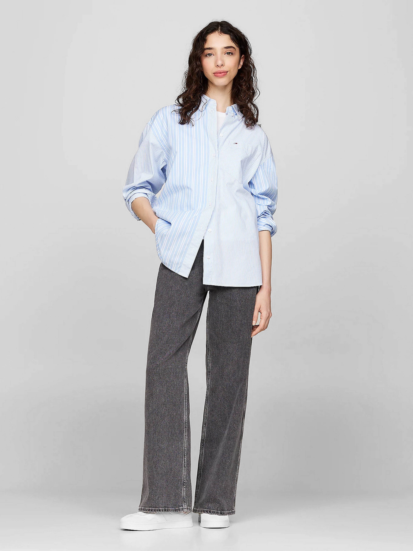 Рубашка Tommy Jeans модель DW0DW19710-0A6 Фото