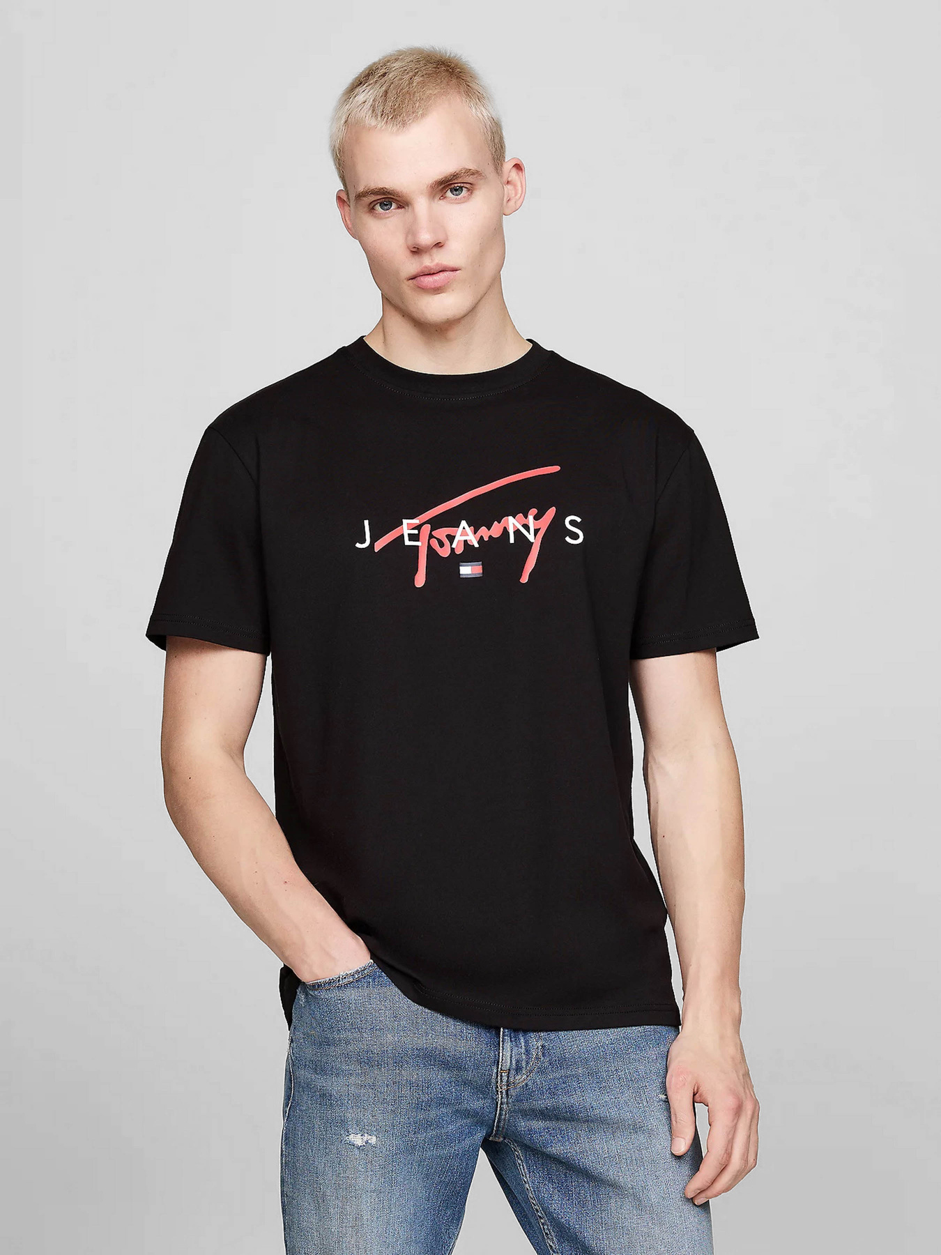 Футболка Tommy Jeans модель DM0DM19683-BDS Фото