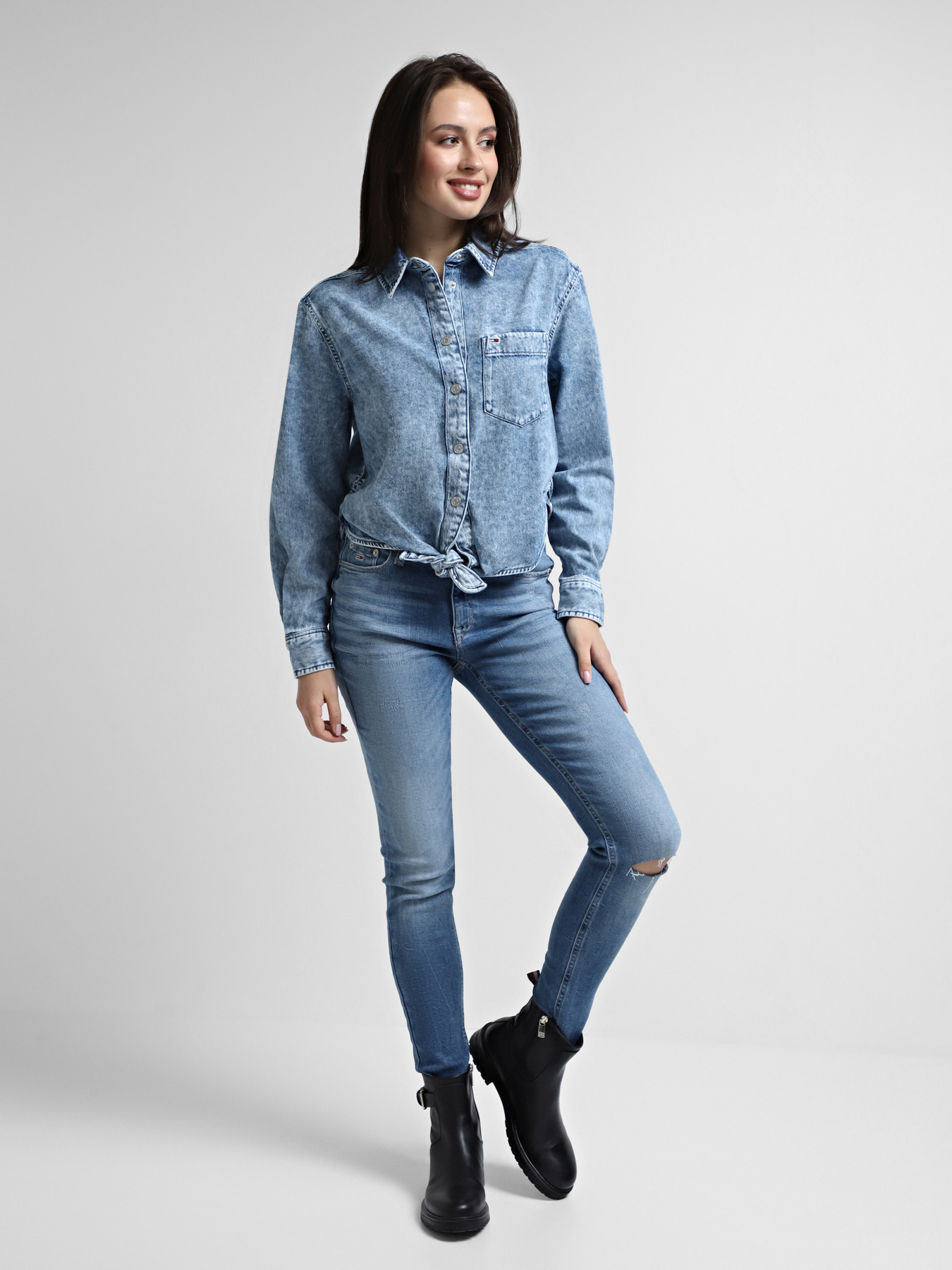 Рубашка Tommy Jeans модель DW0DW18868-1A4 Фото
