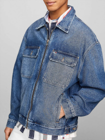 Джинсовая куртка Tommy Jeans модель DM0DM18777-1BK Фото