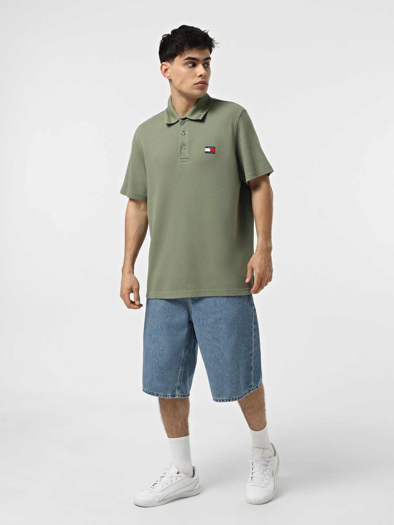 Поло Tommy Jeans модель DM0DM20917-MR6 Поло Tommy Jeans модель DM0DM20917-MR6 Фото