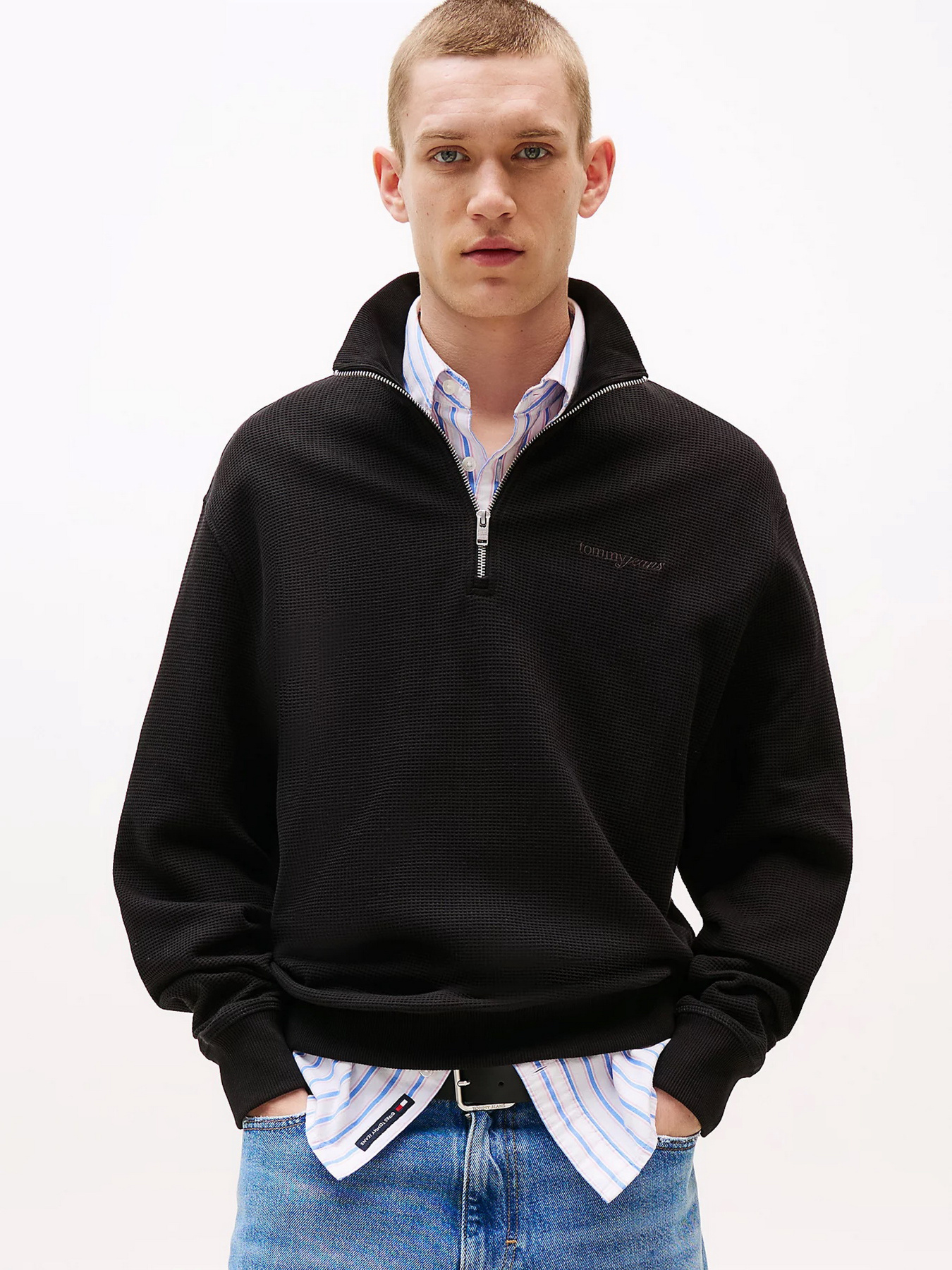 Кофта Tommy Jeans модель DM0DM21880-BDS Кофта Tommy Jeans модель DM0DM21880-BDS Фото