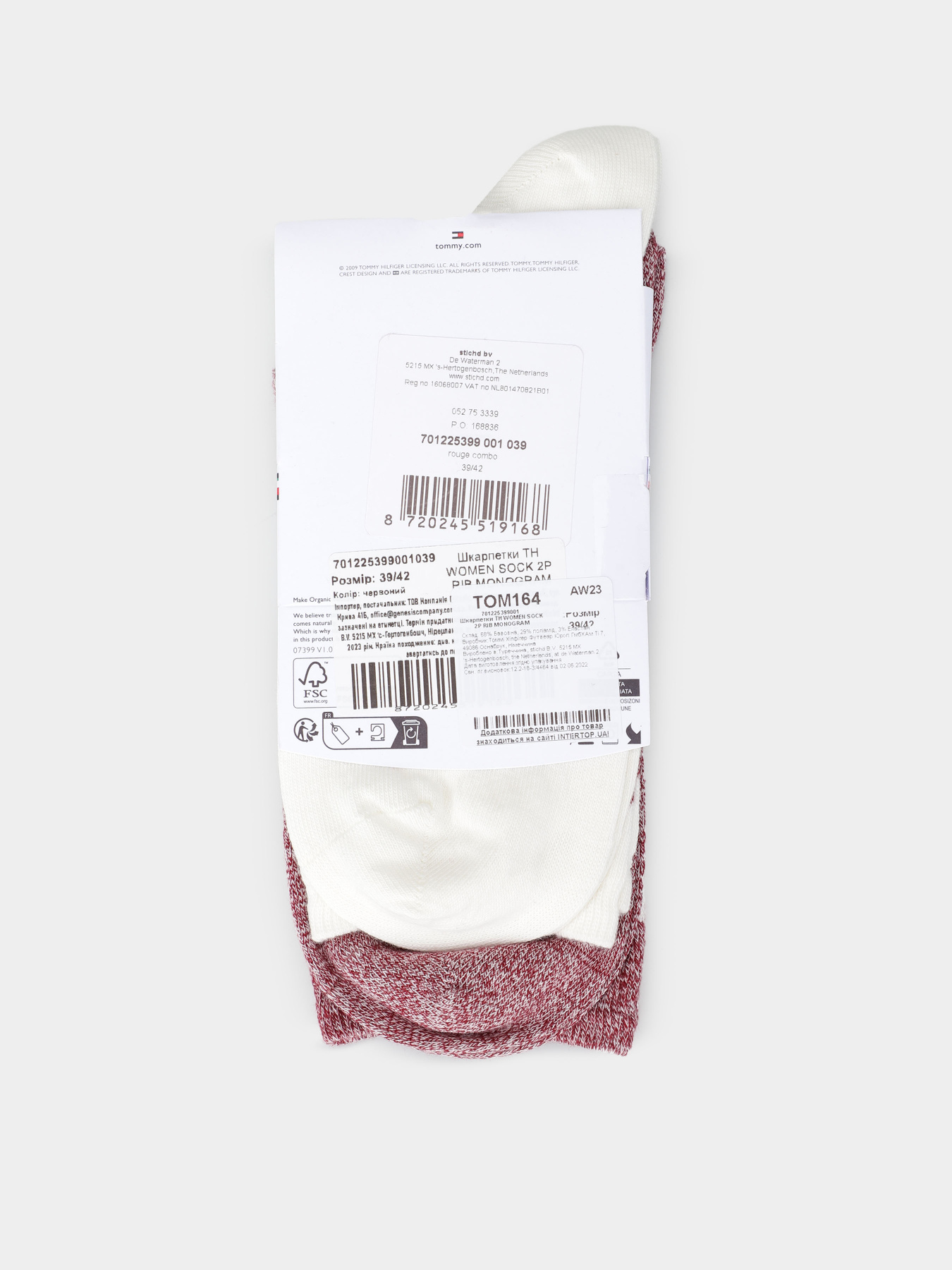 Набір шкарпеток Tommy Hilfiger модель 701225399001 Фото