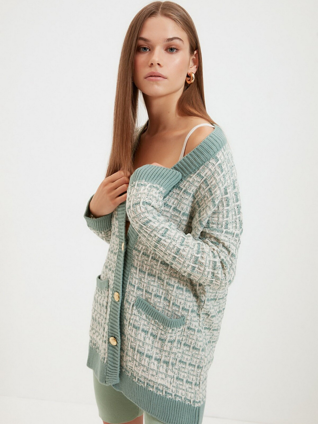 Кардиган Trendyol модель TWOAW21HI0250/Mint Фото