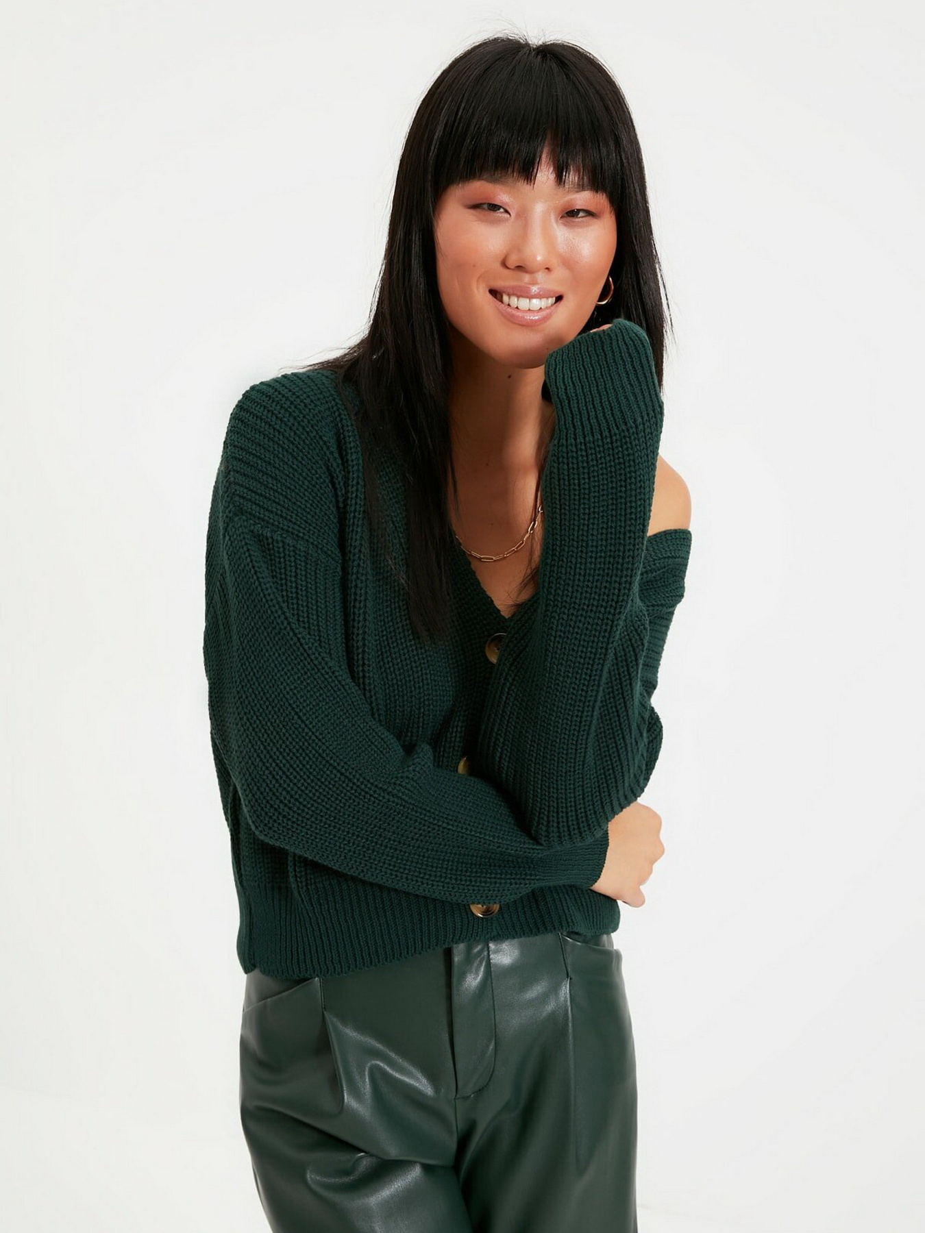 Кардиган Trendyol модель TWOAW21HI0251/Zumrut Yesili Фото