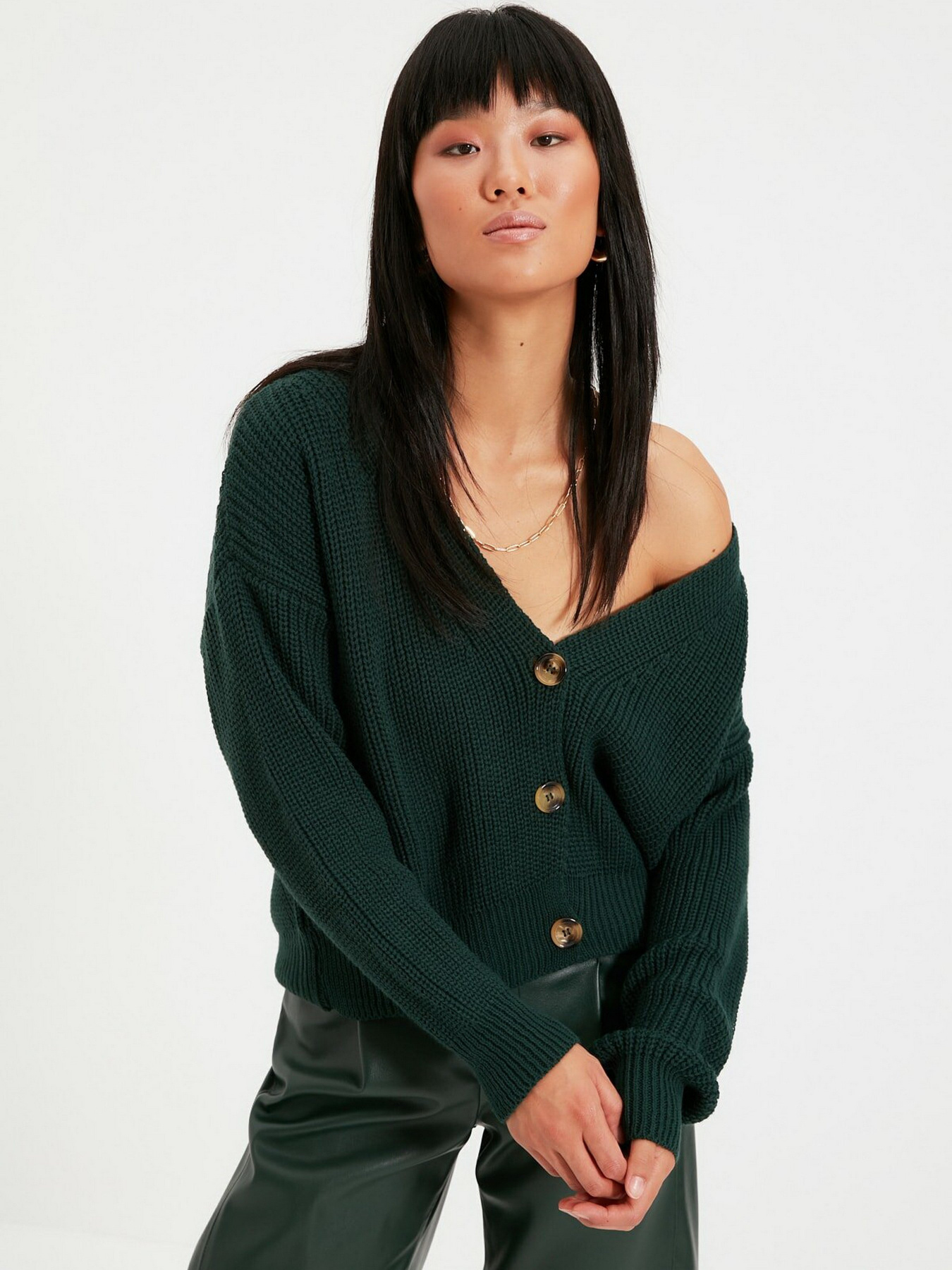 Кардиган Trendyol модель TWOAW21HI0251/Zumrut Yesili Фото