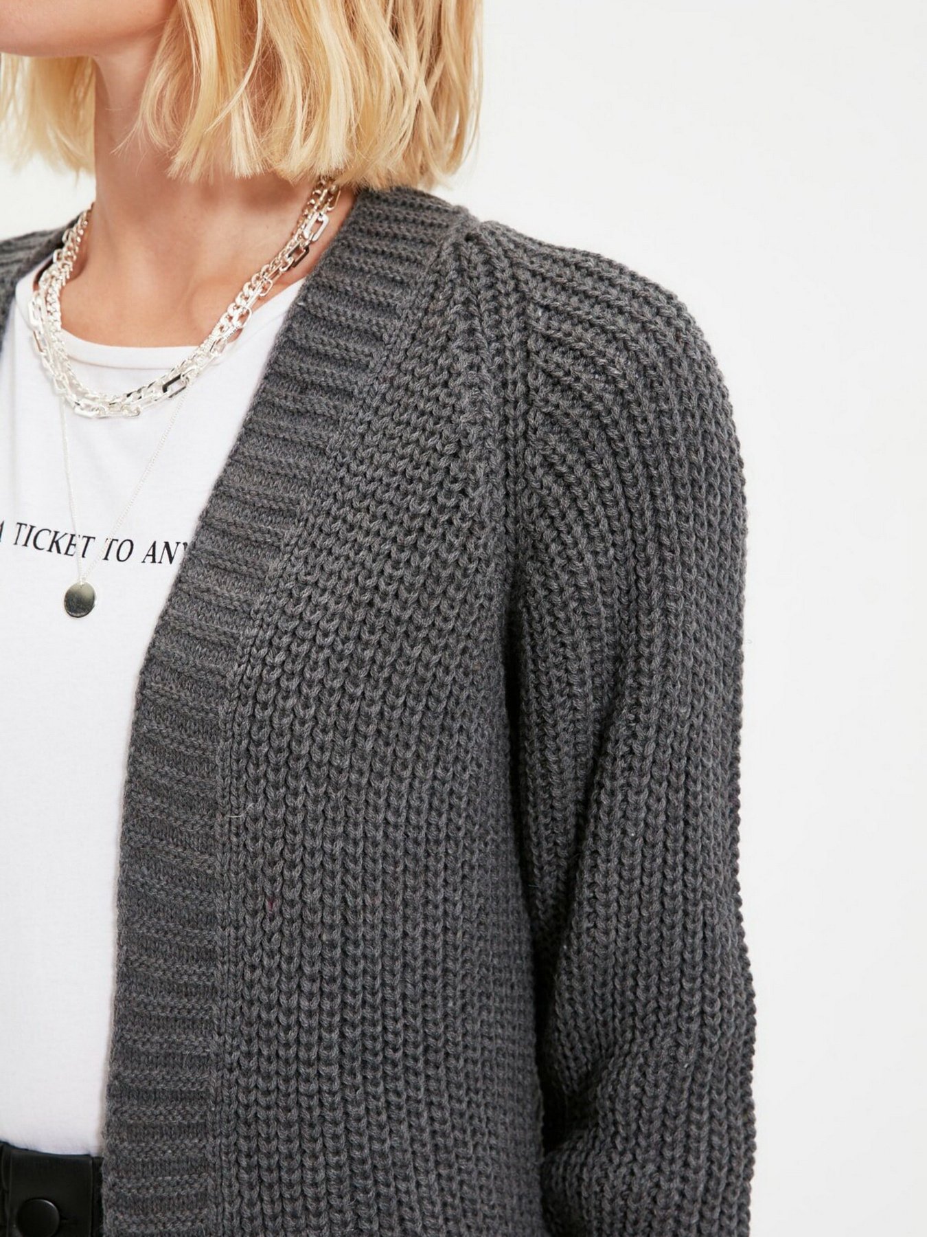 Кардиган Trendyol модель TWOAW21HI0262/Antrasit Фото