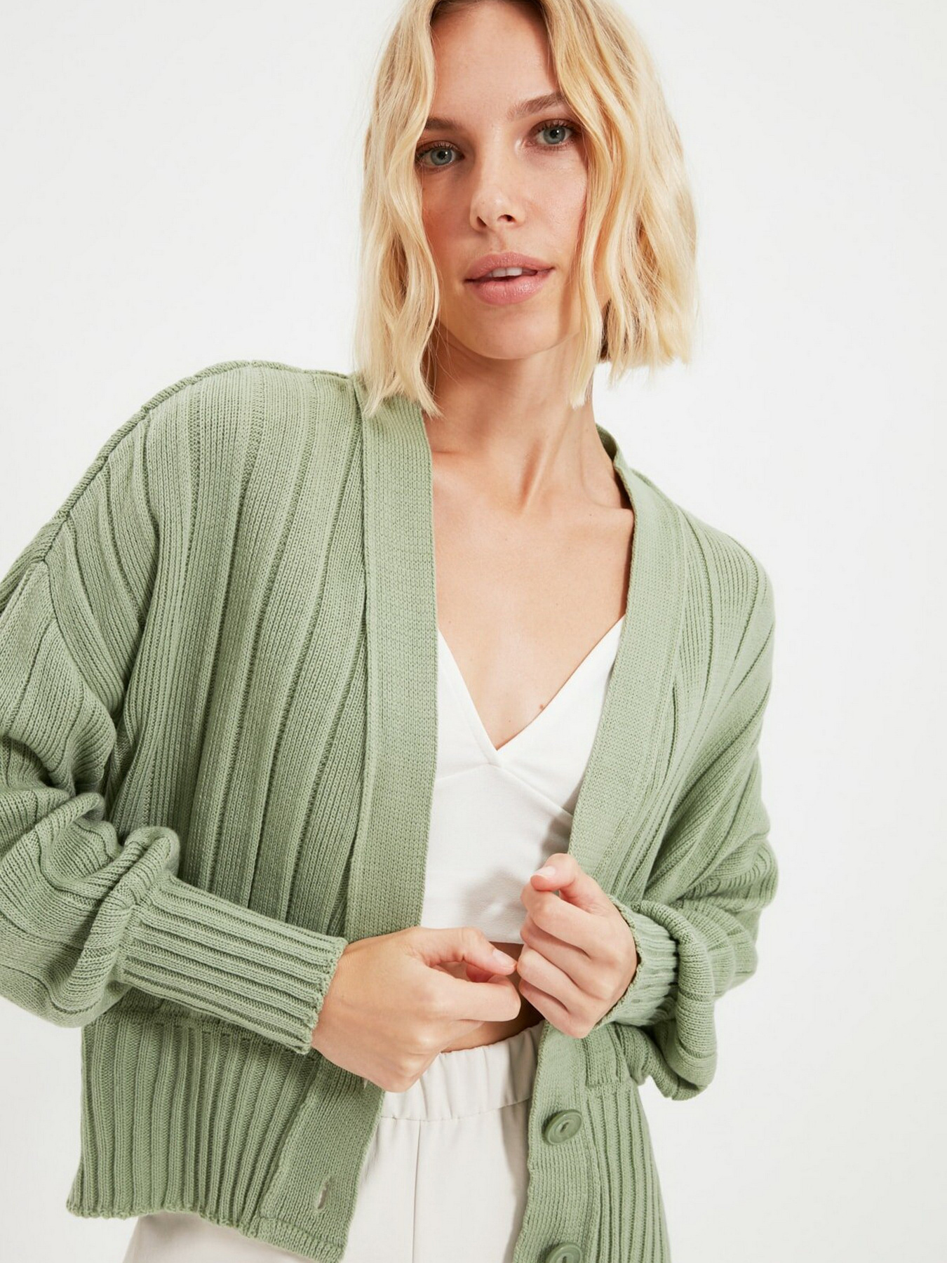 Кардиган Trendyol модель TWOAW21HI0380/Mint Фото