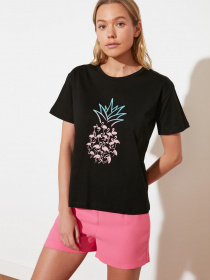 Футболки і поло Trendyol модель TWOSS20TS1762/Siyah Фото