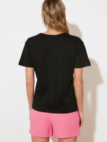 Футболки и поло Trendyol модель TWOSS20TS1762/Siyah Фото