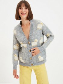 Кардиган Trendyol модель TWOAW21HI0476/Gri Фото