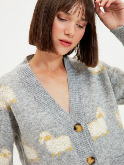 Кардиган Trendyol модель TWOAW21HI0476/Gri - фото